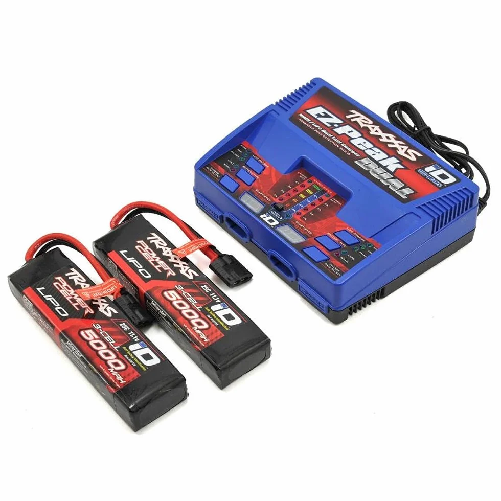 Traxxas 2990 Interior Negro, Azul, Rojo - Cargador (Interior, polímero de Litio, níquel y Metal hidruro, polímero de Litio, 500-500 mA, 100-240 V, Negro, Azul, Rojo).