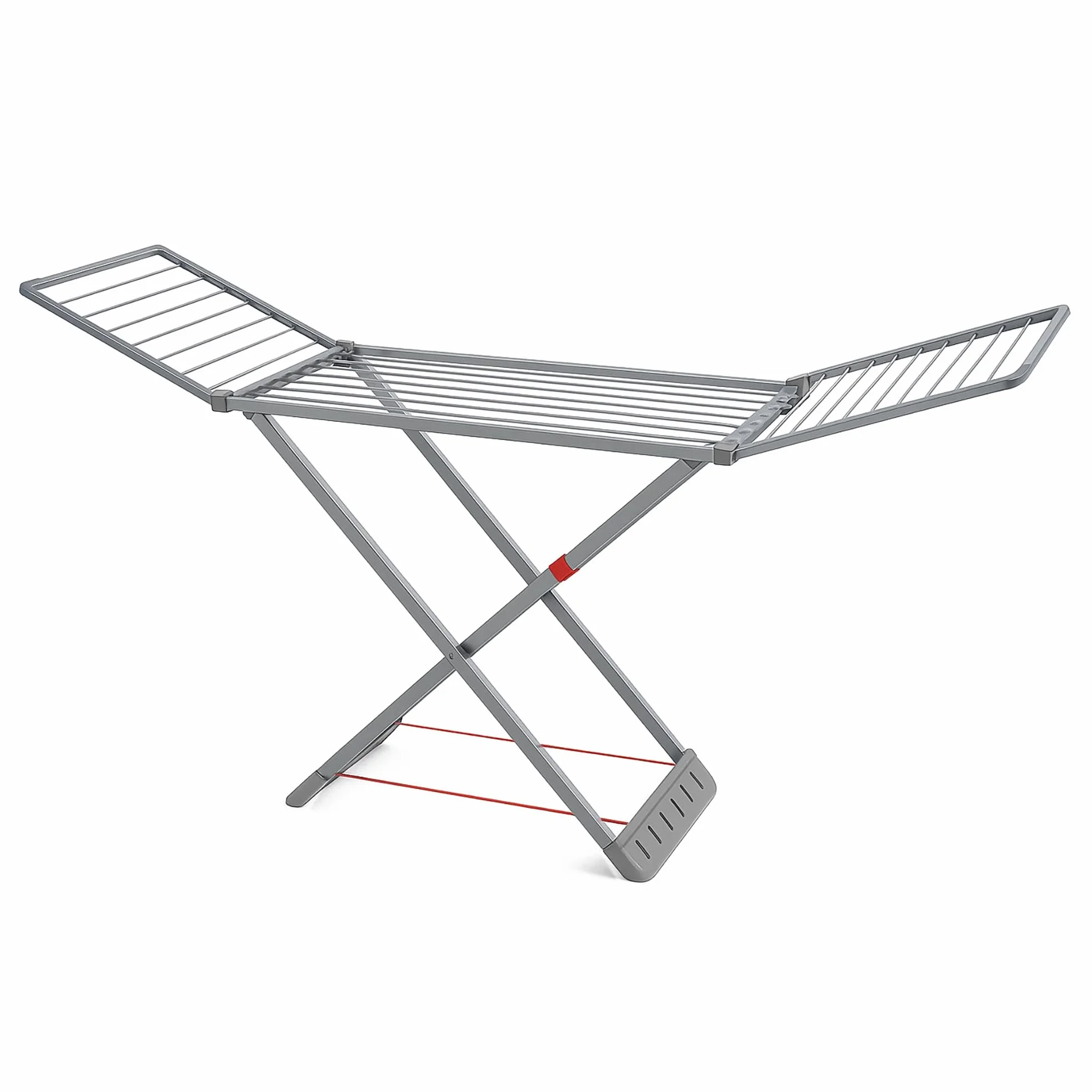 TIENDA EURASIA – Tendedero Plegable | Material Resina | Color Gris Claro | Superficie de Tendido 20 Metros | con Bloqueo de Seguridad | Medidas 55x180x108 cm