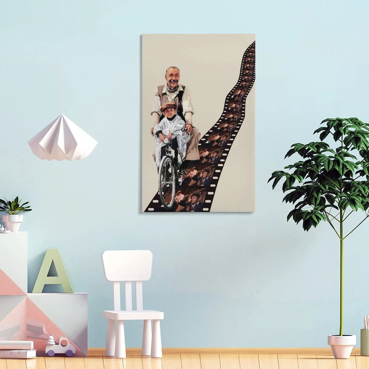 Póster de cine Paradiso de cine italiano para habitación, póster estético, pintura decorativa, lienzo para pared, póster de sala de estar, dormitorio, 40 x 60 cm