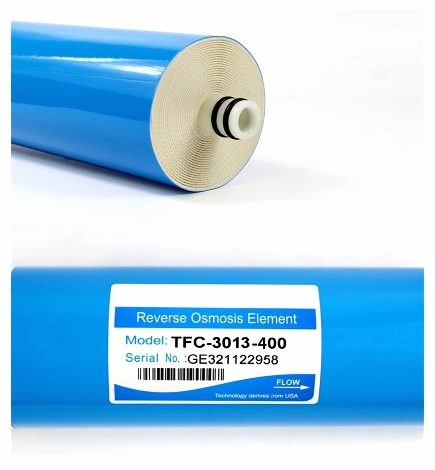 Filtro de agua, 2 uds 400 gpd filtro de ósmosis inversa membrana de ósmosis inversa HID 3013-400 RO membrana filtros de agua cartuchos filtro de ro