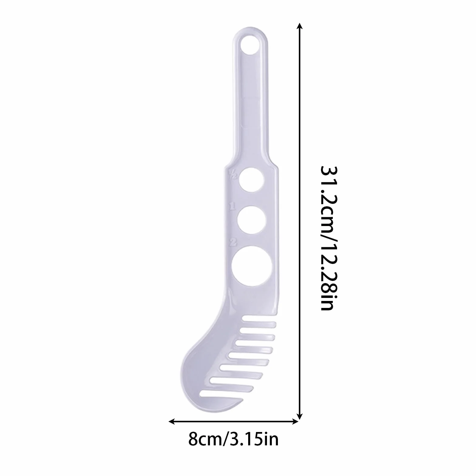 Medidor de Espaguetis Multifuncional 8x31.2 cm Utensilio de Cocina