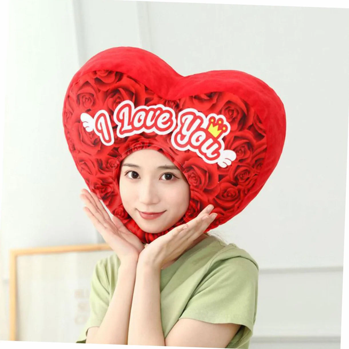Amosfun Tocado De Cosplay Diseño De Corazón Sombrero De Fiesta para Accesorios De Foto