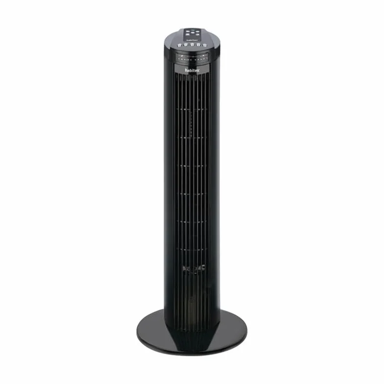 Habitex Ventilador Torre 29inch Negro con Mando