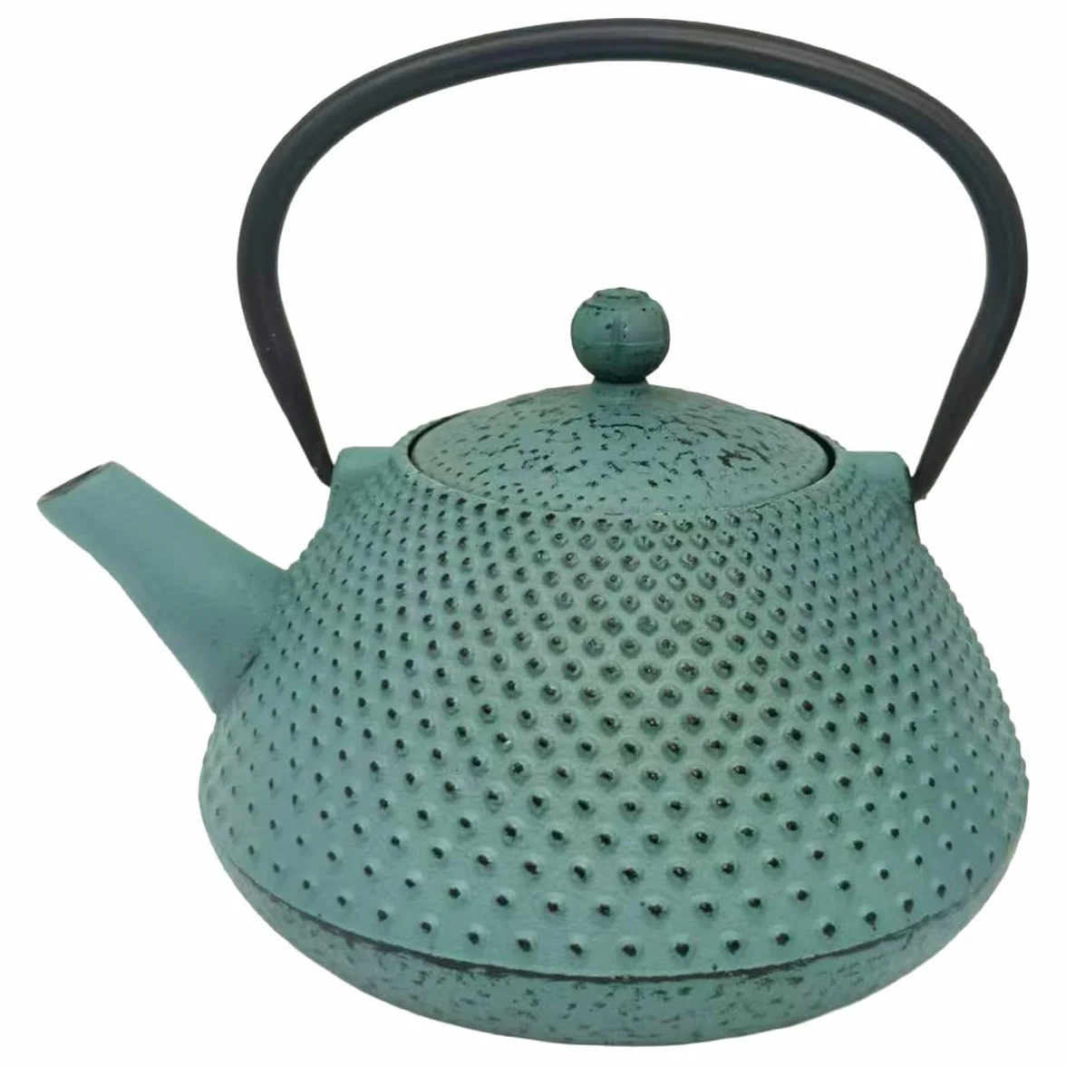 Tetera 0,8L de Hierro Colado con Diseño Texturizado y Asa Ergonomica