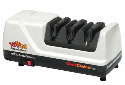 Chef’sChoice Diamond Hone AngleSelect 1520 Electric knife sharpener Negro, Blanco - Afilador de cuchillos (75 W, 225 mm, 108 mm, 105 mm, 2,5 kg)