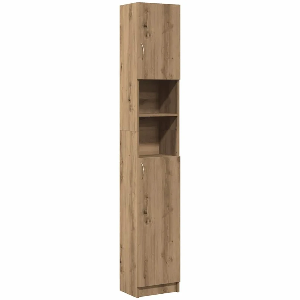 vidaXL Mueble de baño Artisan Oak 32x25,5x190 cm Madera de ingeniería