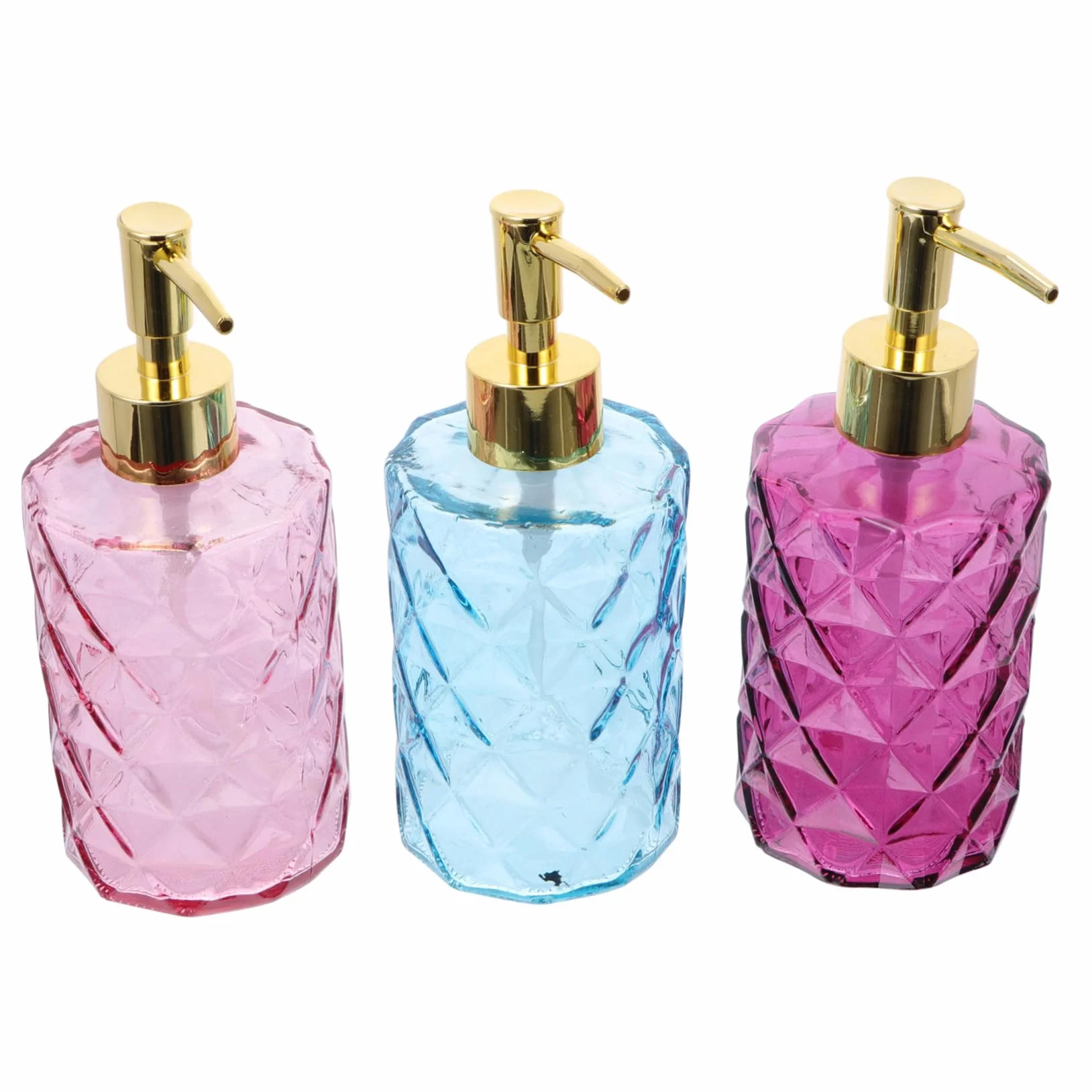 IMIKEYA 3piezas Botellas de Vidrio con Pulsador Botella de Champú para Baño Soporte para Almacenar Champú para Baño