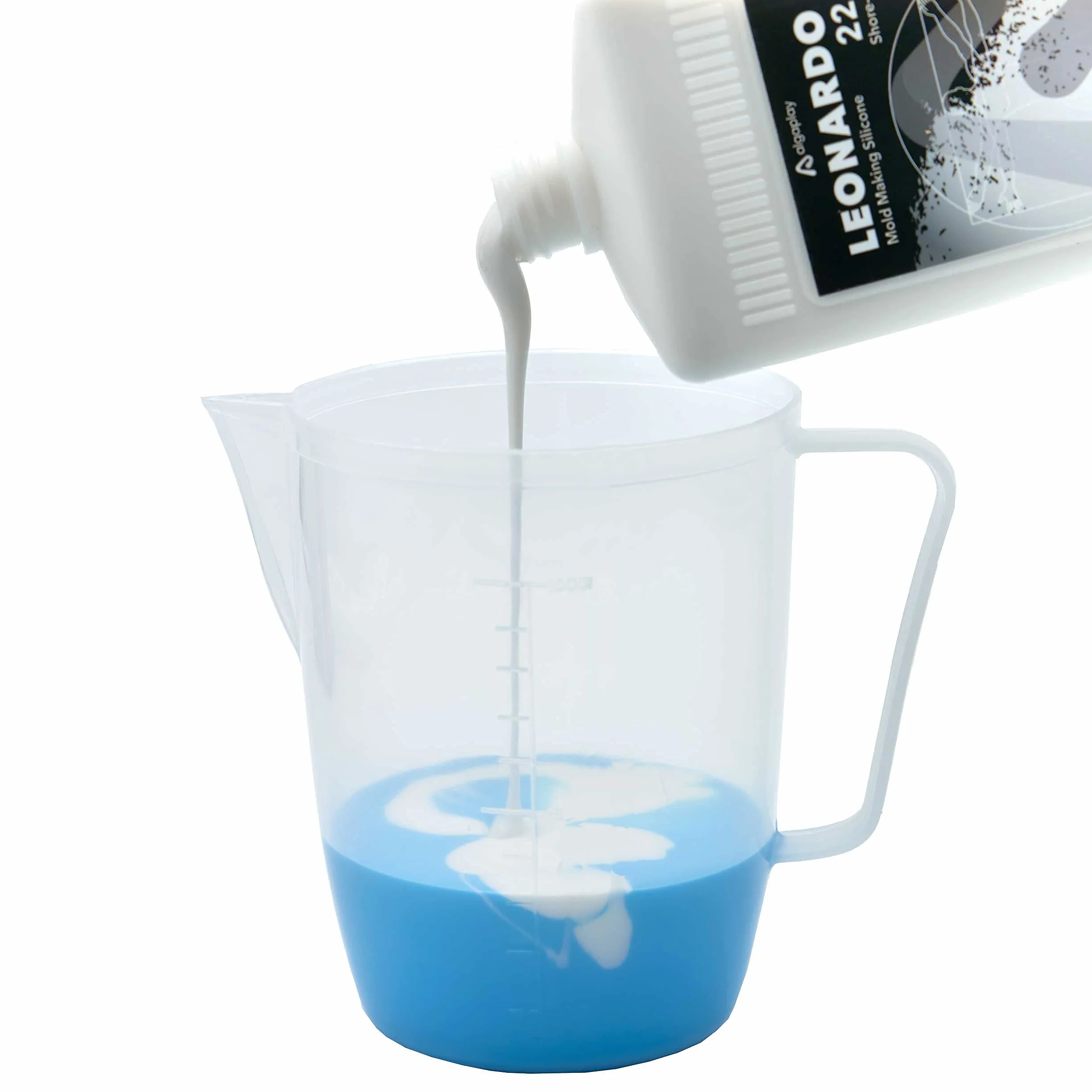 Leonardo Molding Silicone - Goma de silicona específica para realizar moldes que reproducen fielmente incluso los más pequeños detalles. (2 Kg.)