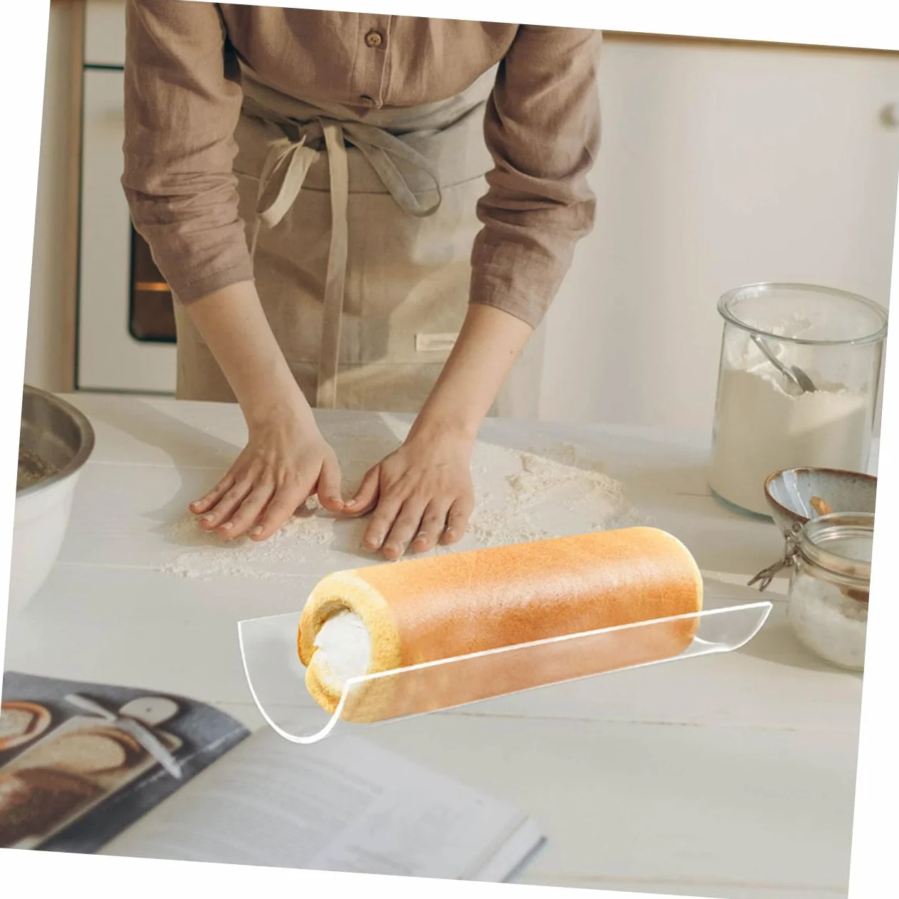 ULTECHNOVO 3 Series Pastel Acrílico U Shape Para Roll De Herramienta Para Hornear Para Principiantes Y Cocina 2 Piezas X 3