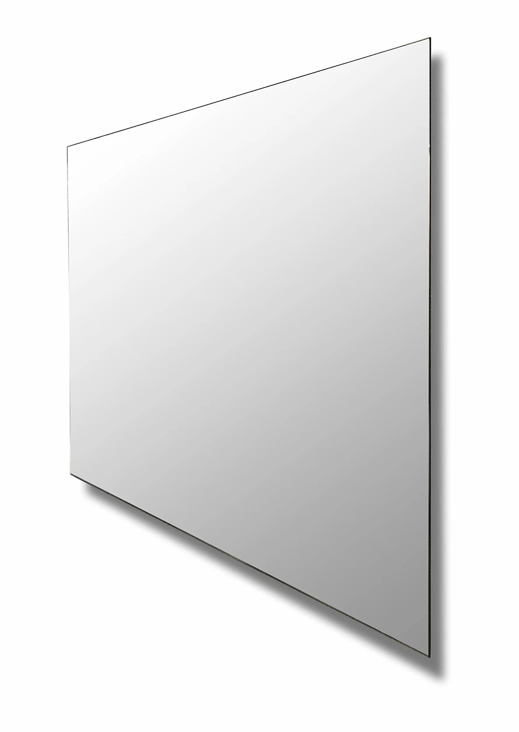 Espejo Baño Rectangular 80x100 cm Smooth | Espejos de Baño de Vidrio Resistente 4 mm, Plata Ecológica sin Cobre, Fácil Instalación | Diseño Moderno y Minimalista