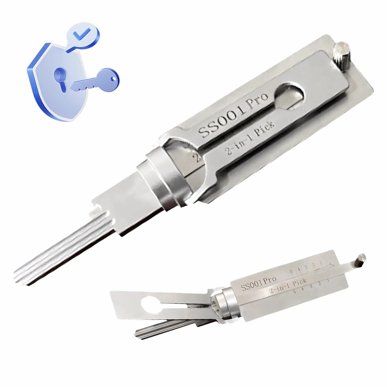 Master Key Decoder,Stainless Steel Master Key Decoder,Door Lock Opener Pick,SS001 Lock Pick Decoder,Para Diversos Escenarios,Como Abrir Cerraduras,Leer Cilindros De Cerraduras Y Fabricar Llaves