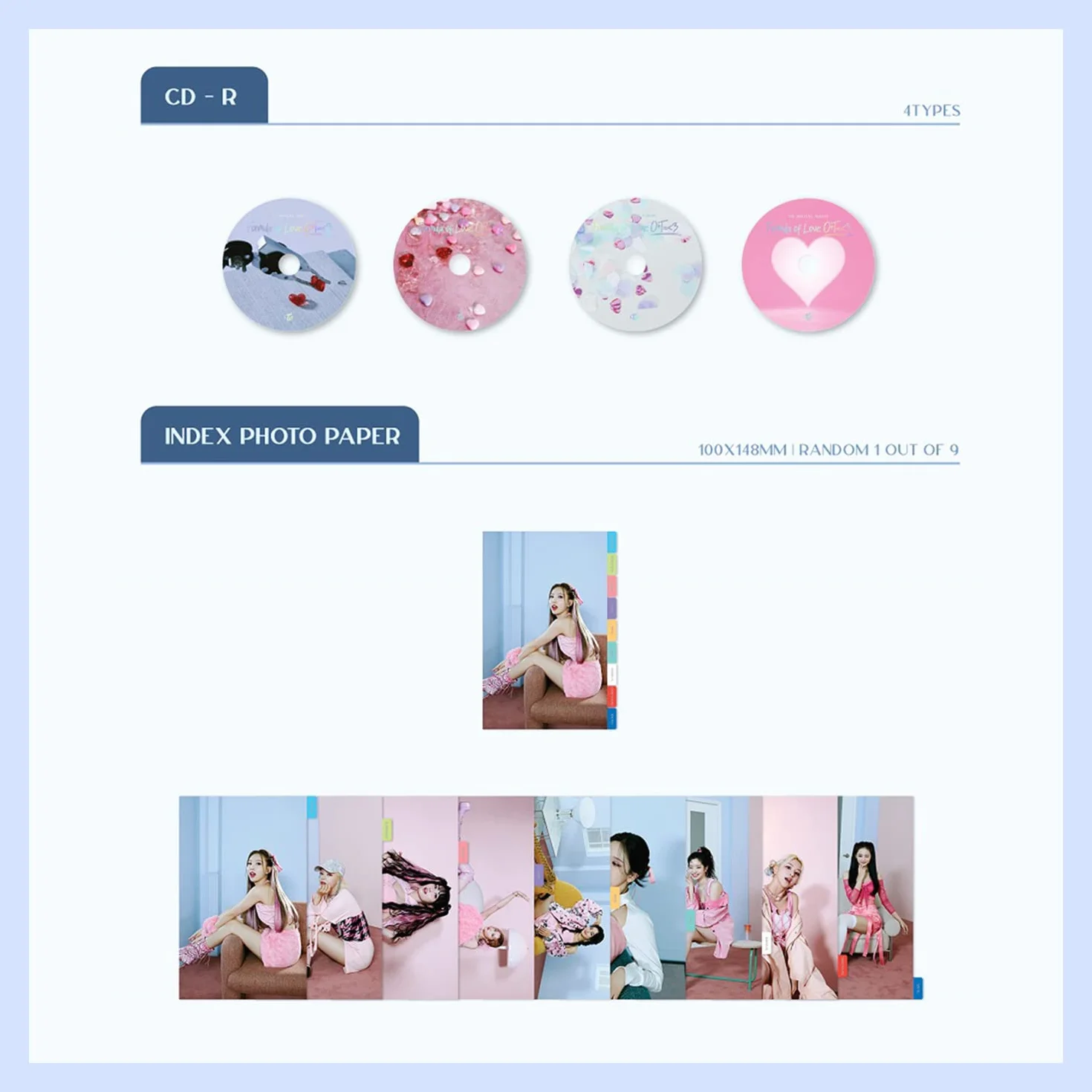 TWICE Formula of Love: O+T=< 3 Explosion Ver. Photobook with Scientist ID Cards, Photocard & Pin Badges
