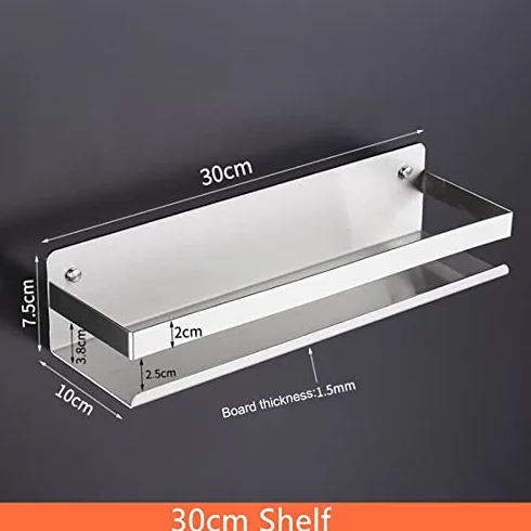 Estante de baño para Carrito de Ducha, estantes de Esquina Cuadrados de Acero Inoxidable, toallero, Soporte para champú de Ducha, Estante de Almacenamiento de condimentos de Cocina Almacenam