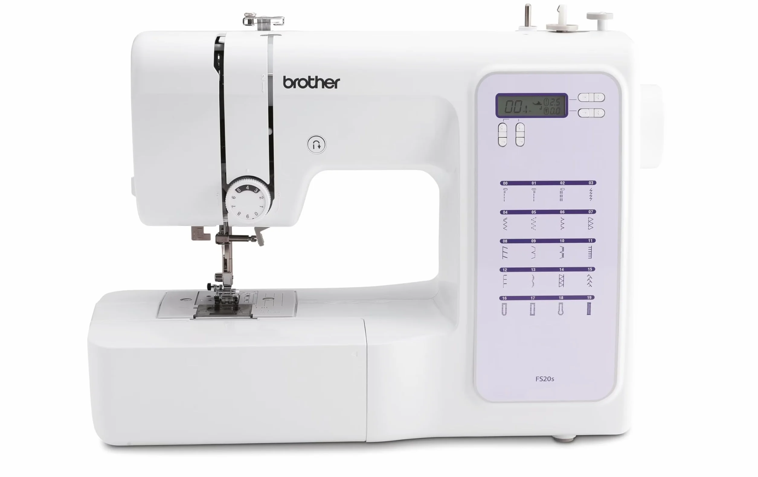 Brother FS20S Máquina de coser Electrónica, 32 funciones de costura, Portatil