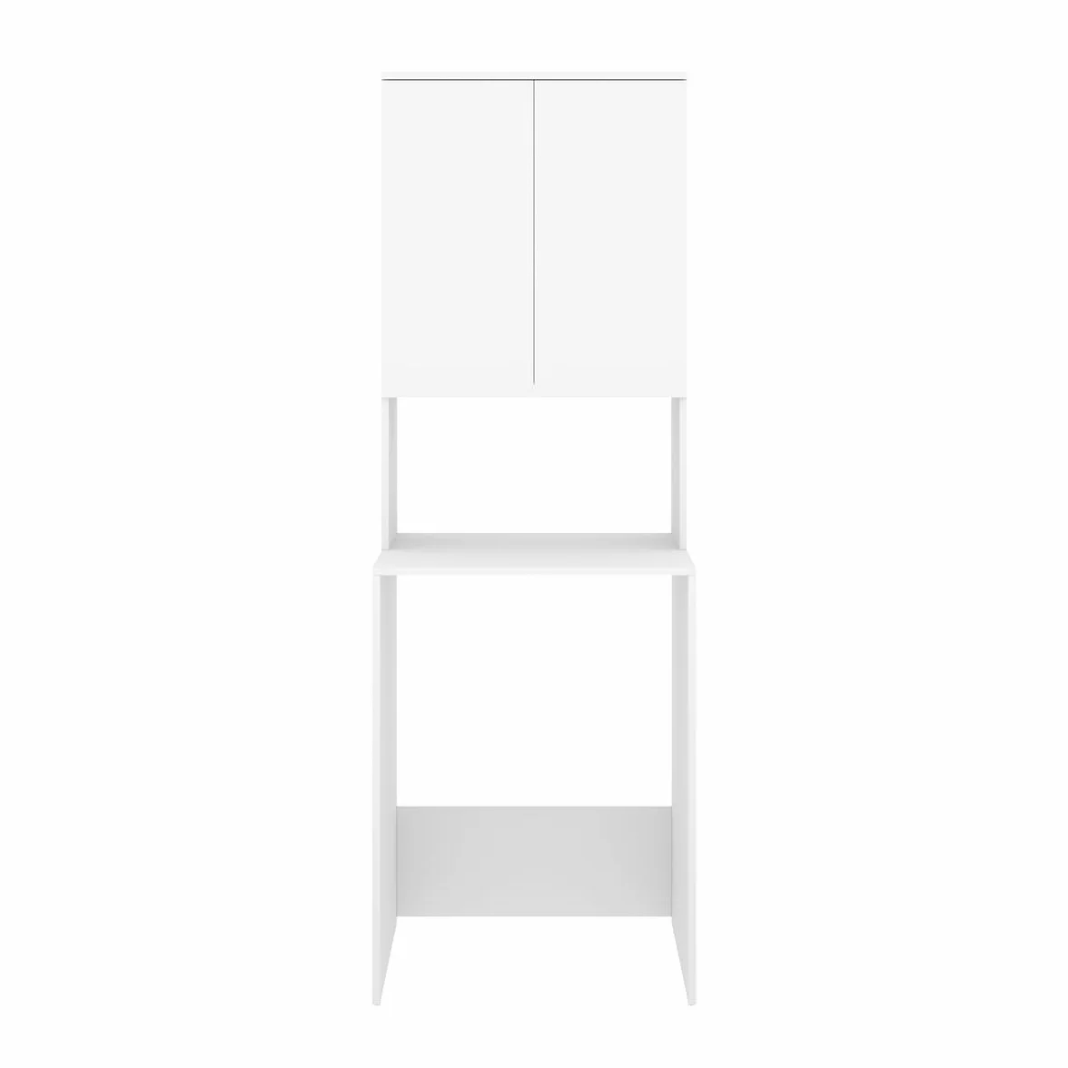 DEKIT - Mueble para Lavadora con ALTILLO 190x63,3x62cm - Blanco