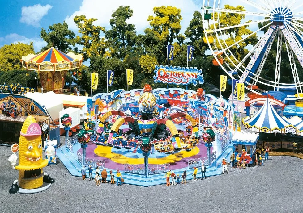 Faller 140426 - Maqueta de atracciçon en Forma de Pulpo de Ambiente de Feria [Importado de Alemania]