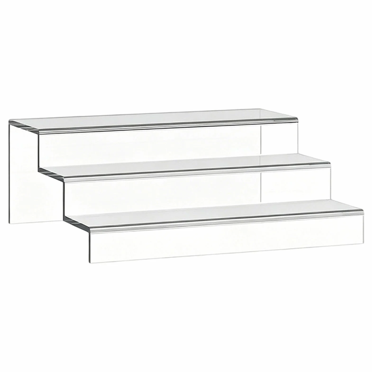 Organizador de Alimentos Enlatados Estante Expandible de Acrílico con 3 | Porta Latas Organizador de Armario Dispensador Para Cocina Hogar Maquillaje Comida Condimentos y Perfume