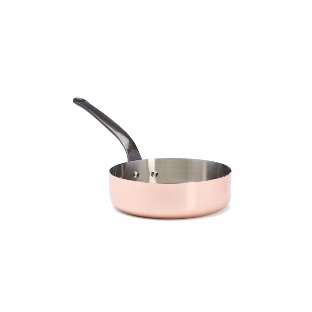 De Buyer, CAZO BAJO EXTRA FUERTE CON MANGO FUNDICION INOCUIVRE Ø 20 CM--6462.20