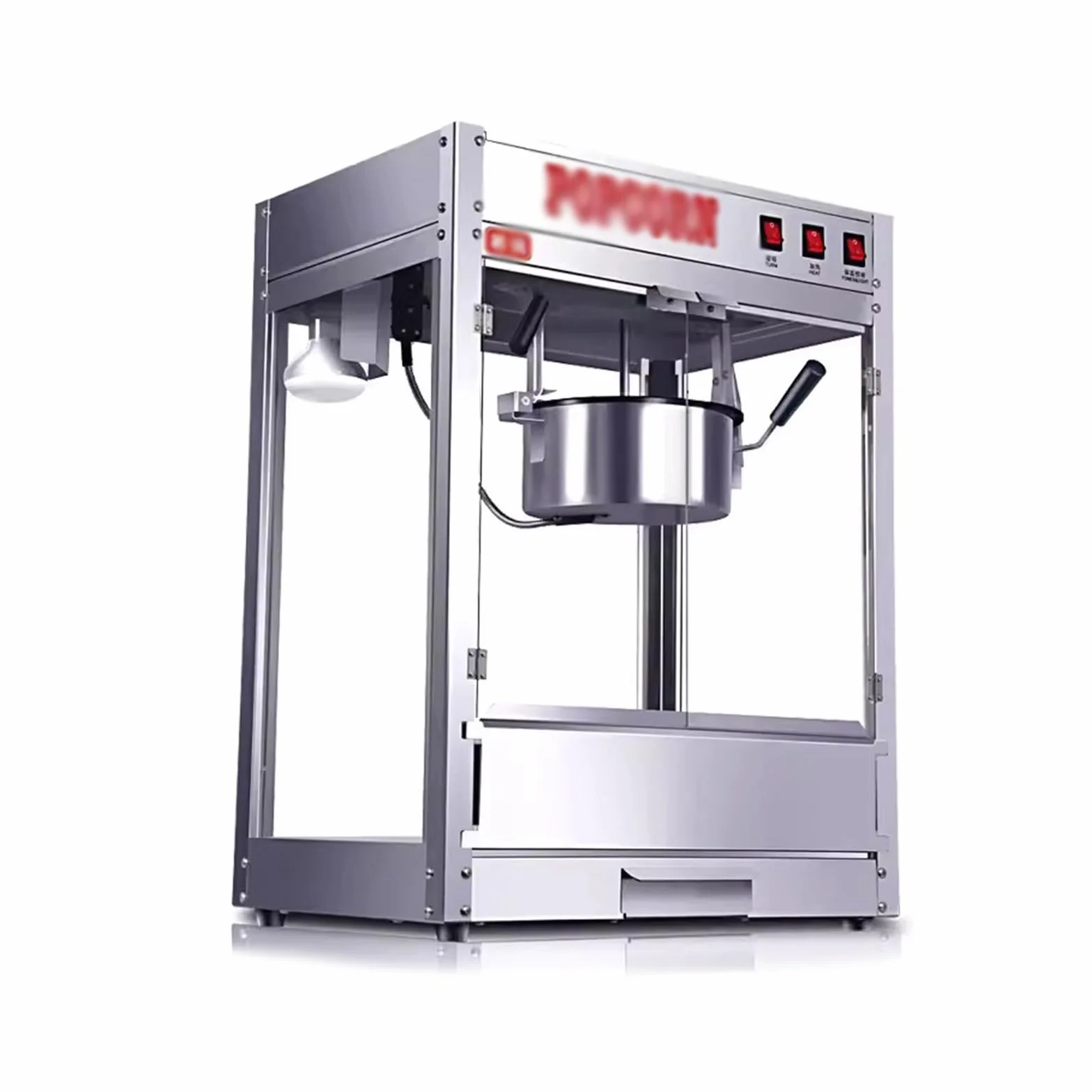fabricante de palomitas de maíz Fabricante comercial de palomitas maíz, máquina eléctrica for hacer arroz inflado, automática acero inoxidable, Máquina profesional para uso familiar