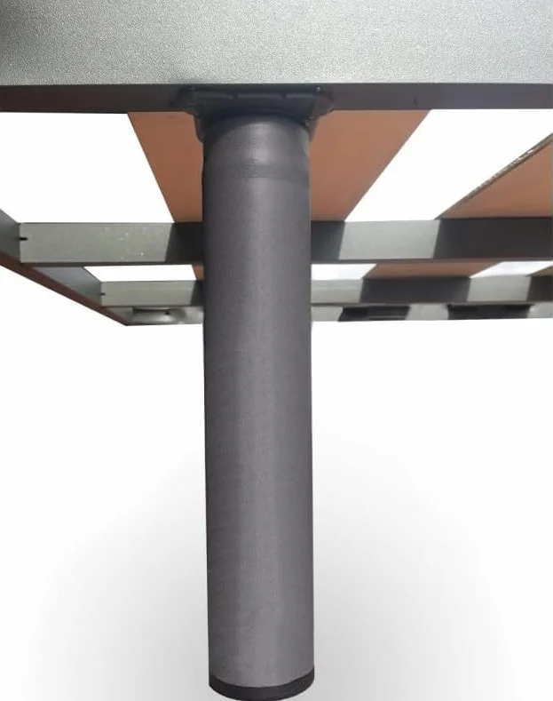 HOGAR24 ES Somier Reforzado de Láminas Anchas, Antirruido, Estructura 40x30 mm con Juego de Patas Roscadas, Firme y Duradero 135x190
