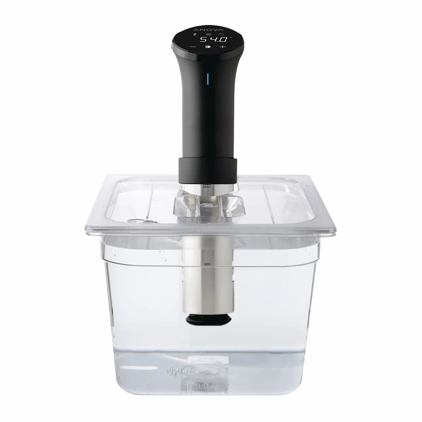 SousVideTools 11.6 Litre Polycarbonate Container - Custom Cut Lid to Suit the Anova Sous Vide Cooker - Clear Cooking Vessel - BPA Free, Non-Stick, and Dishwasher Safe