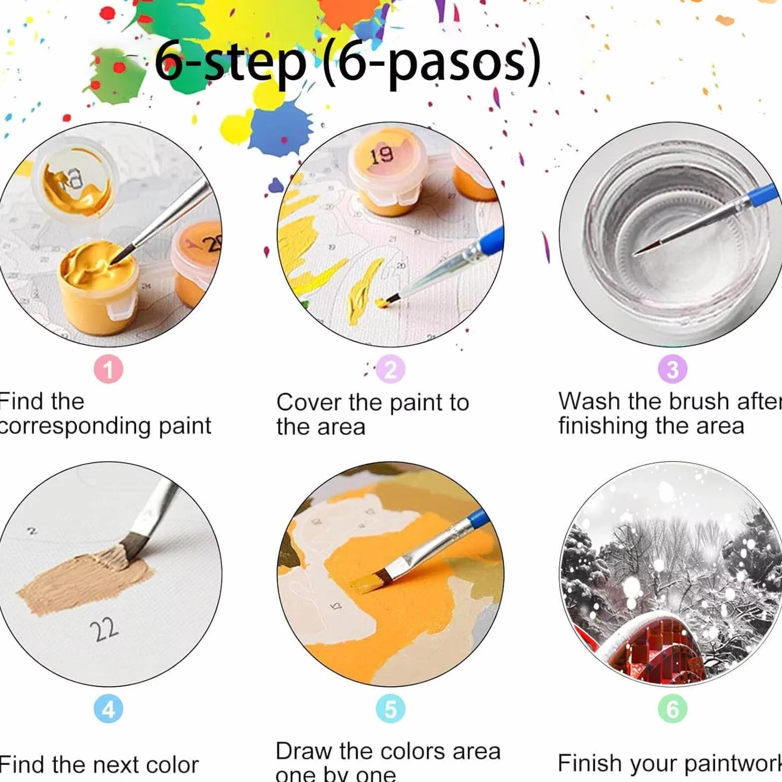 Pintar por Numeros Adultos Mujer, Pintar por Numeros Niños Kit Manualidades Adultos Puente Cuadros para Pintar por Numeros Pintura Acrílico, Cuadros Decorativos Regalos Para Mujer 80X160cm 7w-7-Y