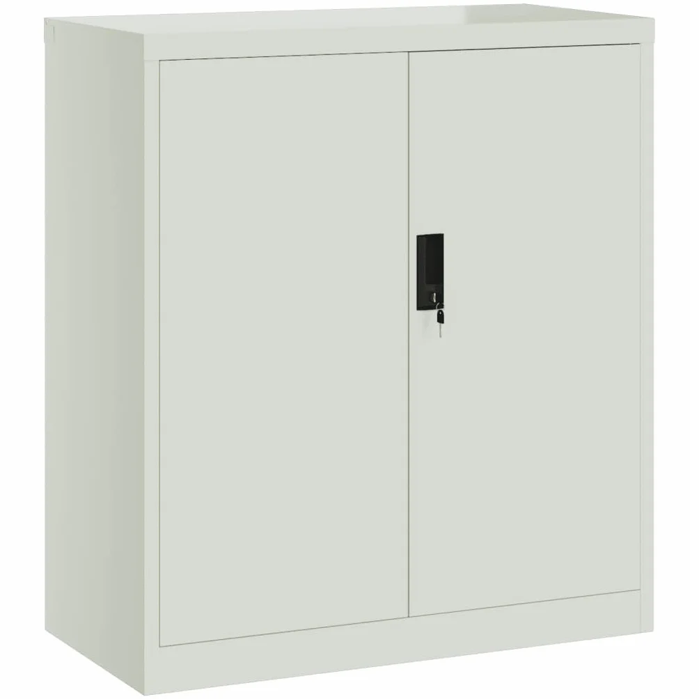 vidaXL Armario archivador de Acero Gris Claro 79x40x90 cm, archivador, Unidad de Almacenamiento, gabinete de Almacenamiento de Oficina