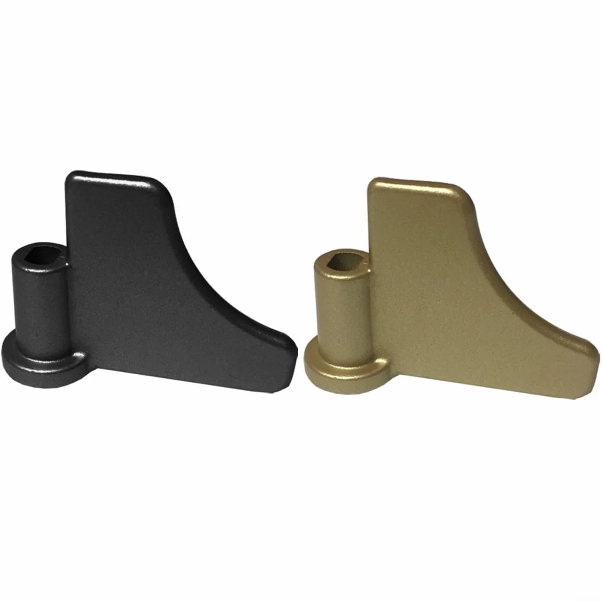 Máquina de pan, cuchilla de amasado, pieza de repuesto de paleta de mezcla, gancho de masa de aleación de aluminio para hornear en casa, accesorio de electrodomésticos de cocina (negro)
