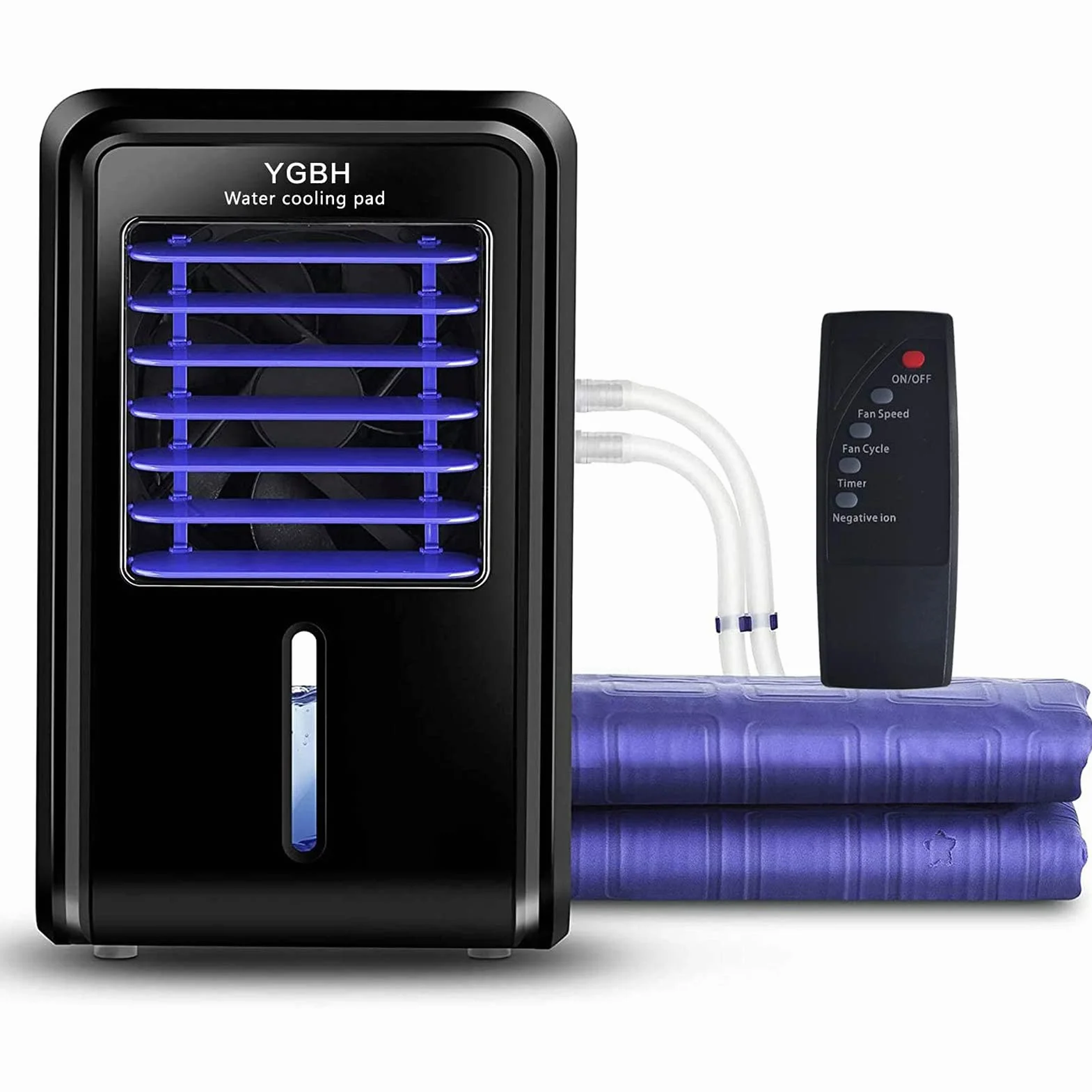 Cubrecolchón de refrigeración por agua con control remoto para personas que duermen con calor y sudores nocturnos, almohadilla de repuesto