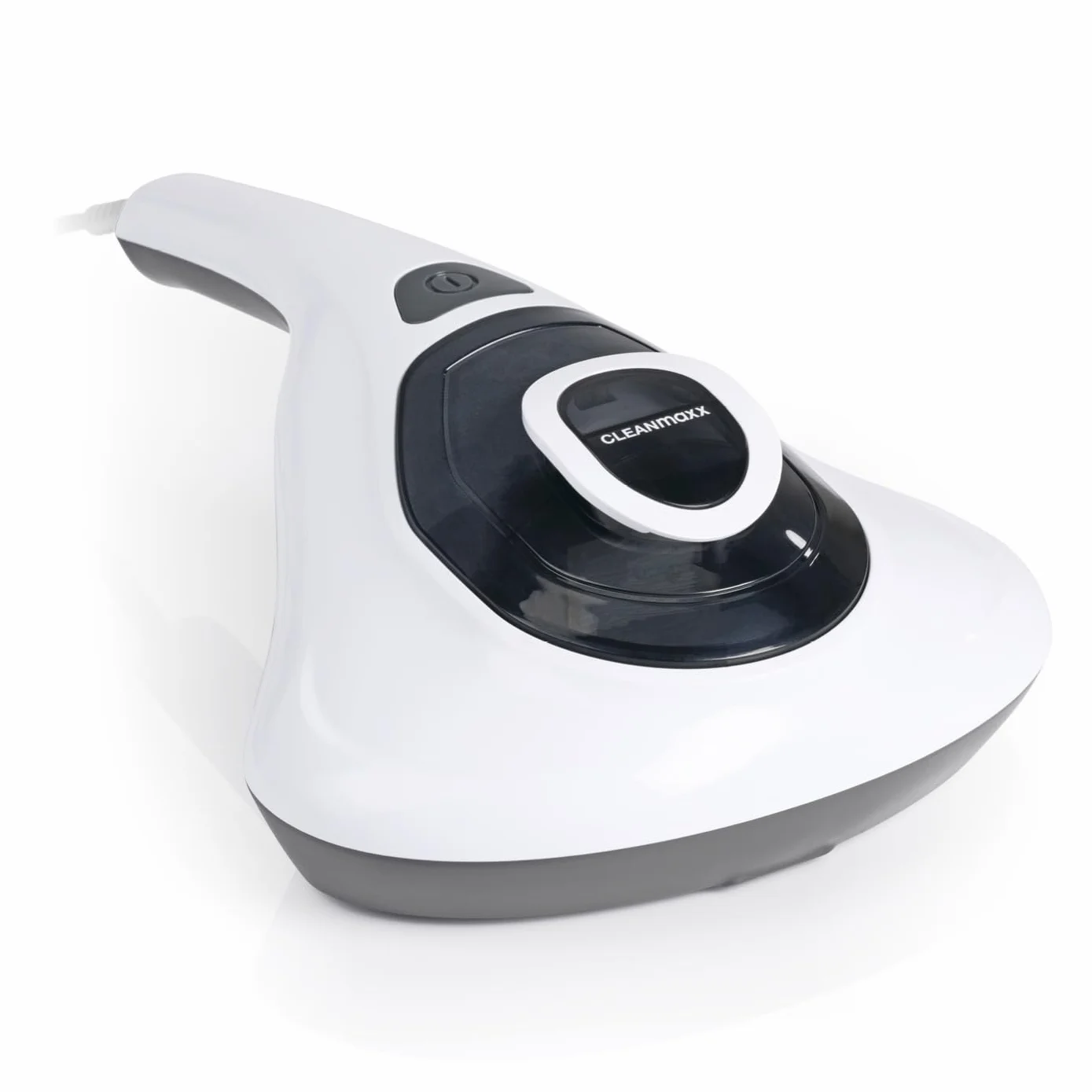CLEANmaxx Aspirador antiácaros con vibración, aspiradora antiácaros para colchones y Superficies de Revestimiento, Elimina el 99,9% de los ácaros, aspiradora de Mano con luz UV-C y Filtro HEPA para