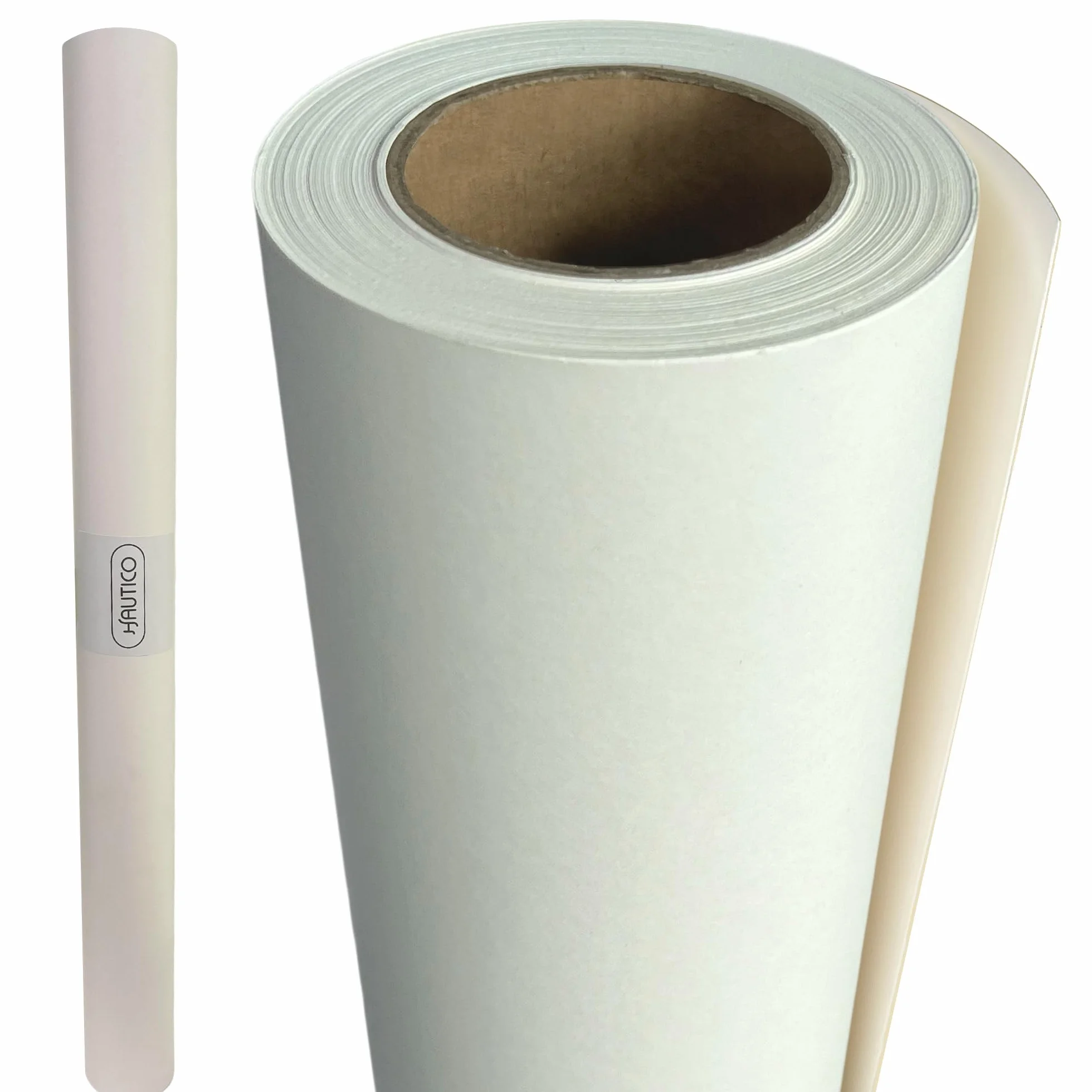 HAUTICO Papel Manila para hacer patrones de costura, diseño de moda y decoración artística, etiqueta de roble, peso pesado de 300 g, 0,33 mm de grosor, 89 cm de ancho, color blanco roto, 10 yardas