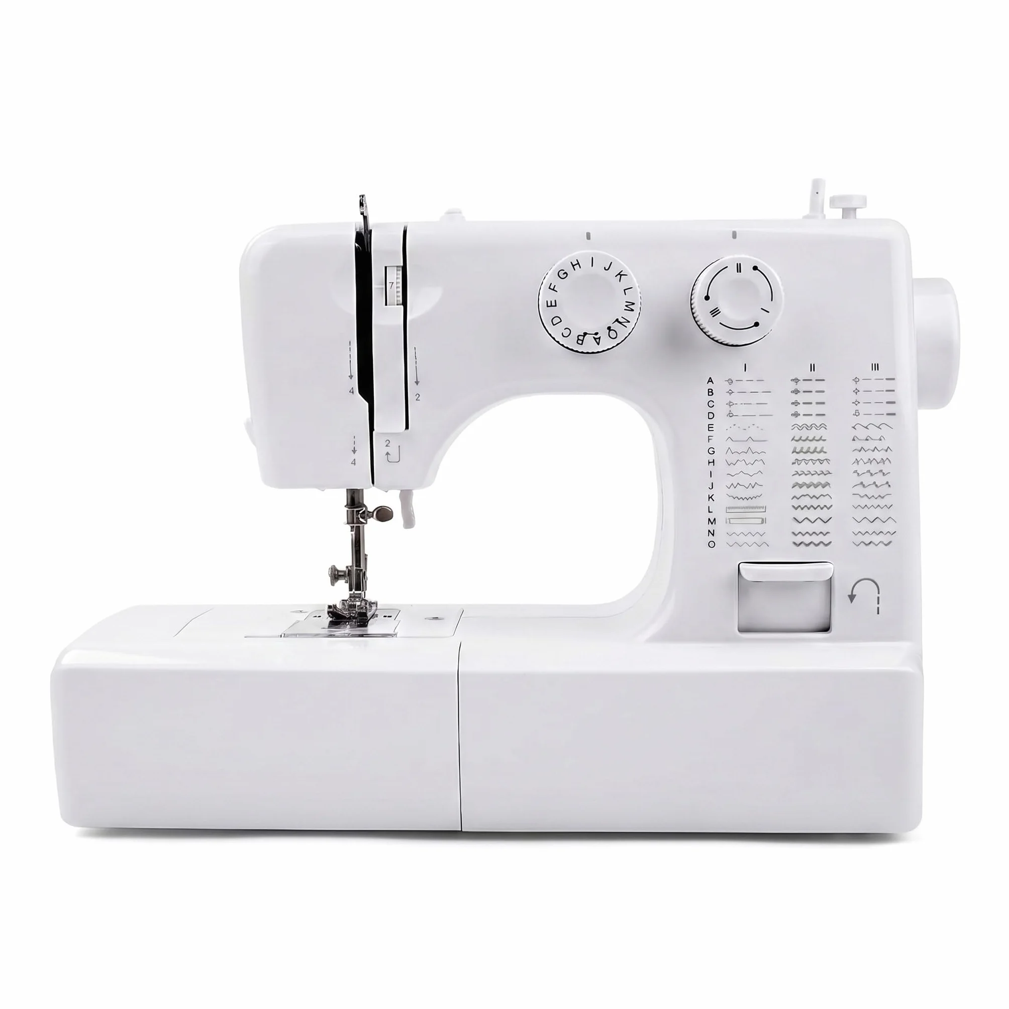 Mini Máquina De Coser para Principiantes, Eléctrica, con 45 Puntadas Y Kit De Costura De 42 Piezas. Máquina De Coser Doméstica Compacta para Adultos, Fácil De Usar Y Portátil.
