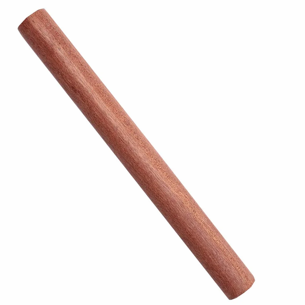 Rodillo francés de madera, rodillo cónico, rodillo de madera natural para varias masas y pasteles (40 cm)
