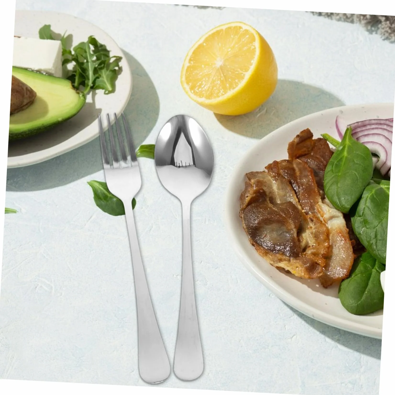 Alipis 20piezas Cubiertos Inoxidable De Diseño Innovador Para Fiestas y Comedor
