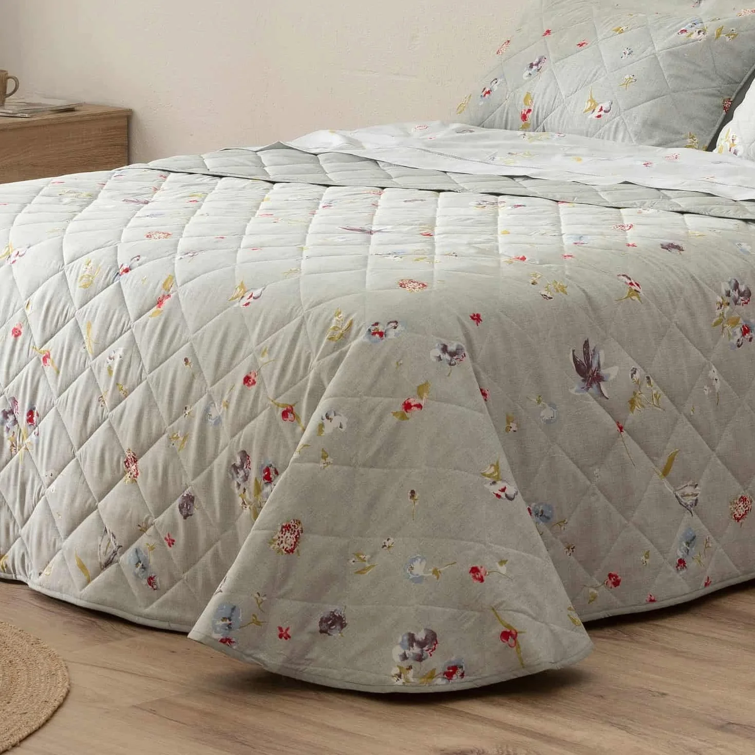 Burrito Blanco | Colchas Boutí | Cama de 150 a 160cm. (+Medidas Disponibles) | Diseño 629 | Color Gris (150-160x190/200cm.)