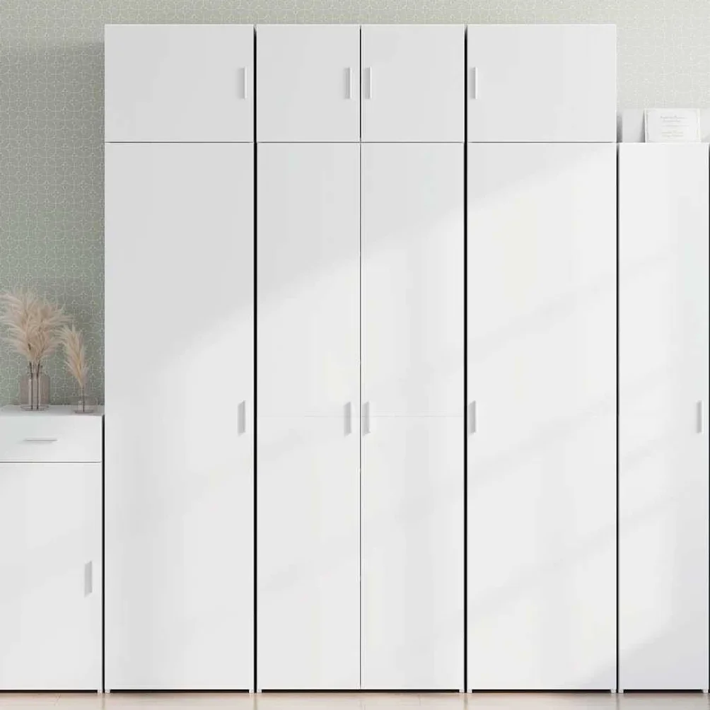 vidaXL Armario de Madera de ingeniería Blanco 70x42,5x225 cm