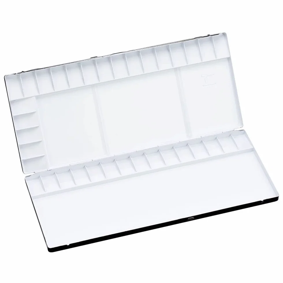 Holbein - Paleta #200 de aluminio para acuarelas.