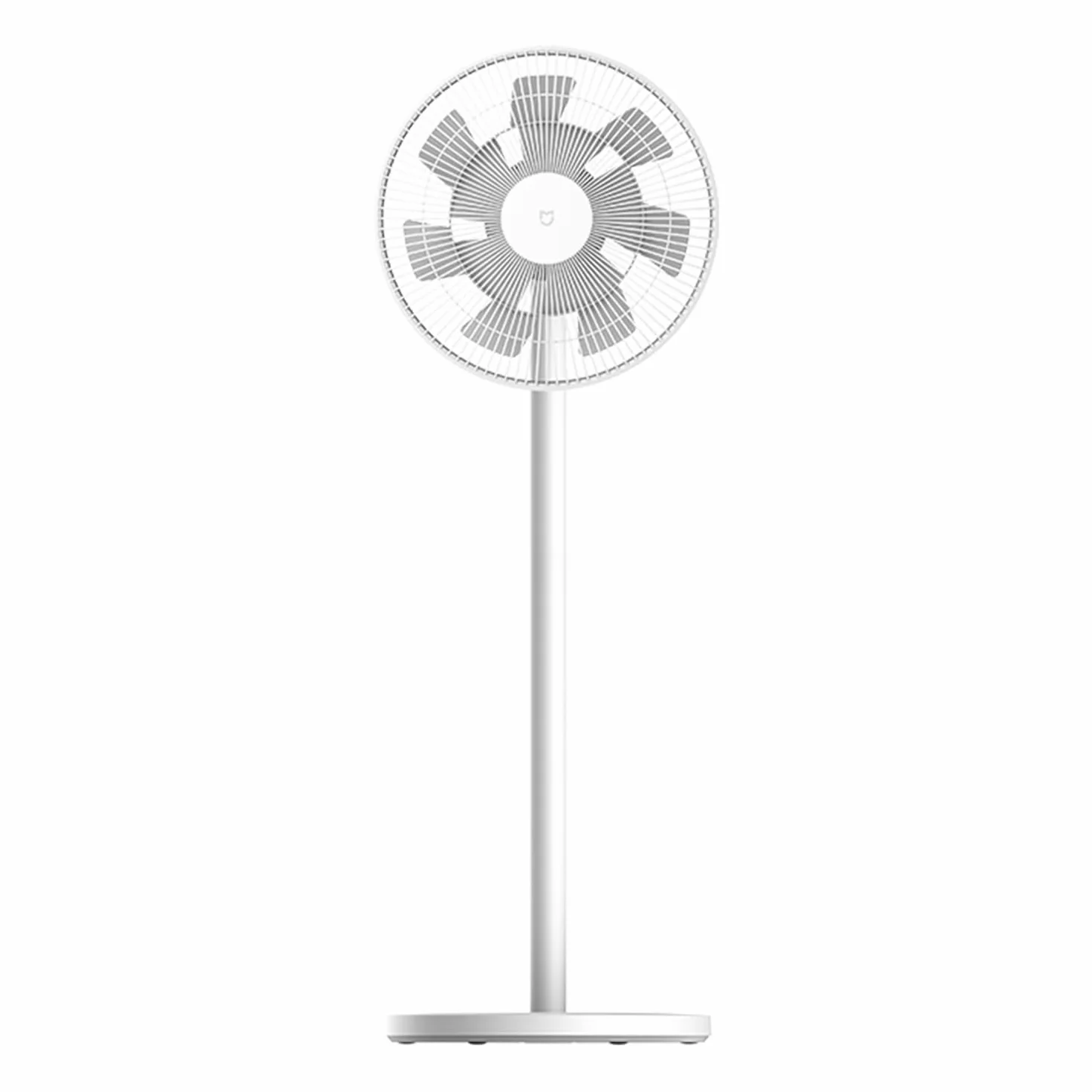 Xiaomi Mi Smart Standing Fan 2, ventilador inteligente, motor BLDC, control por aplicación y por voz, doble cuchilla, hasta 100 niveles de ventilación, modo silencioso, blanco, versión italiana