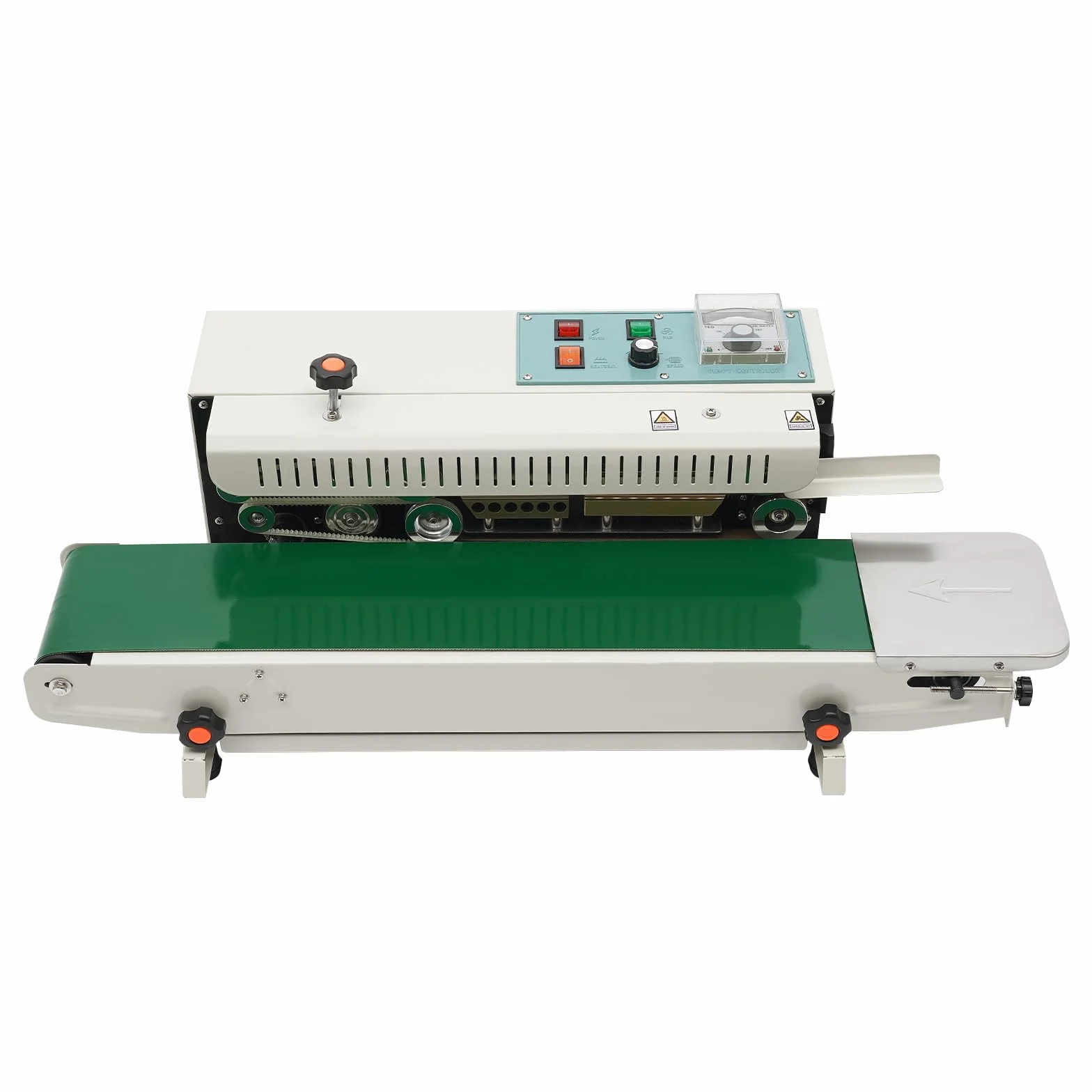 Máquina de sellado continua Máquina de sellado horizontal con control de temperatura automática de lámina sellado horizontal continua bolsas de plástico sellado