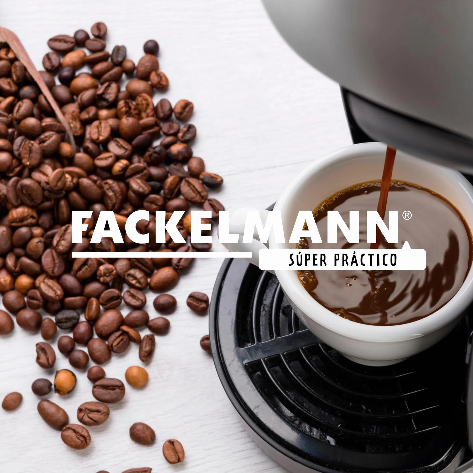 Fackelmann Dispensador de Cápsulas de Café Dolce Gusto, Soporte Vertical en Acero Cromado, 18 Cápsulas
