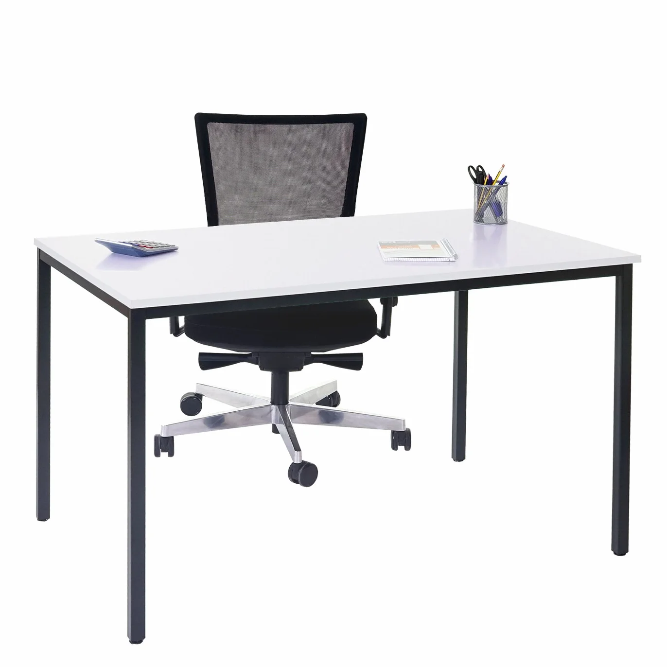 Escritorio Braila, mesa de conferencia/seminaire, 120 x 80 cm ~ blanco