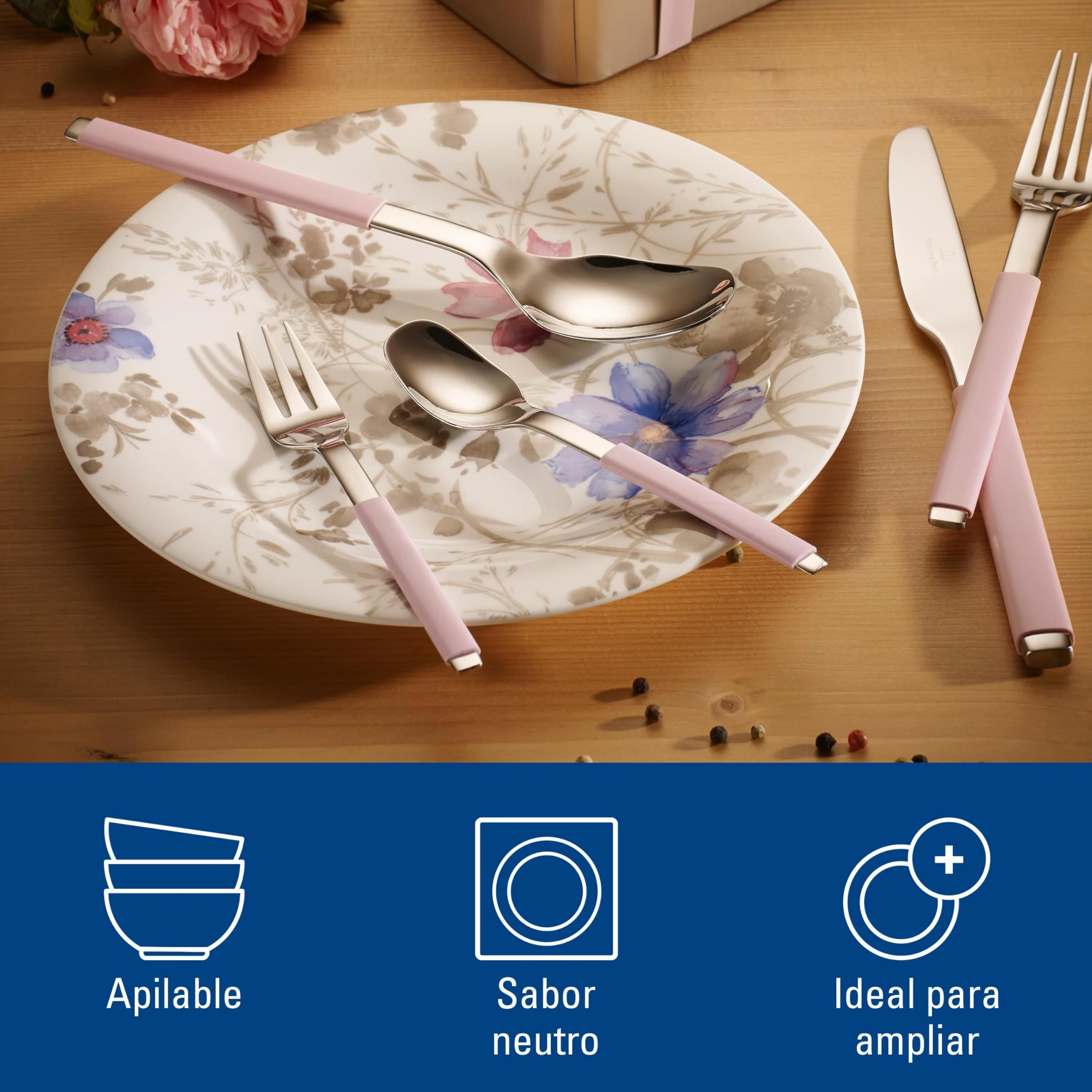 Villeroy & Boch - Mariefleur Servicio de Café 18 Piezas Multicolor, Apto para Lavavajillas, Apto para Microondas, Juego de Café, Juego Tazas de Café con Plato, Porcelana Premium