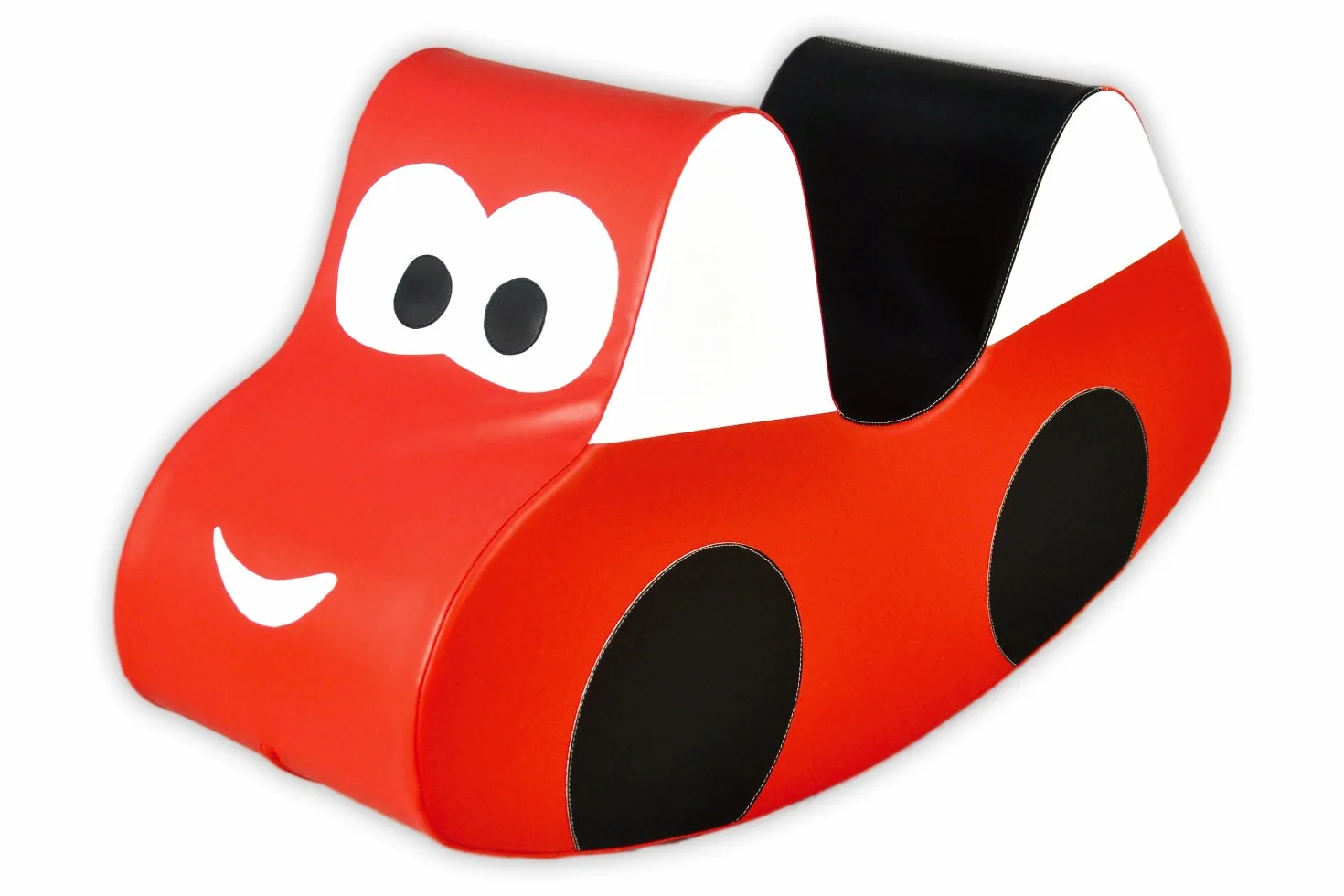 IGLU Soft Play Caballo balancín para niños, Juguete Mecedora (Red)