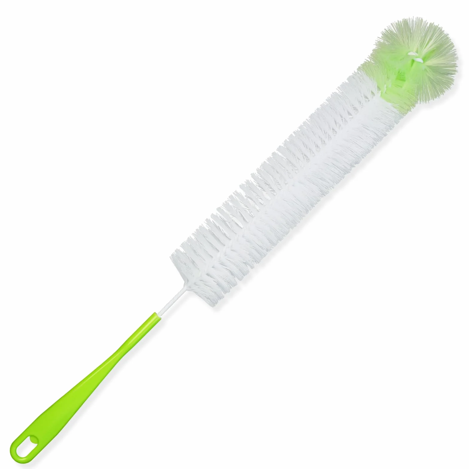 likee largo botella cepillo de limpieza 18 "extra largo x 2.17" extra ancho cepillo para lavado de botellas de cerveza, cerveza botella de agua cepillo de limpieza cepillo de plástico