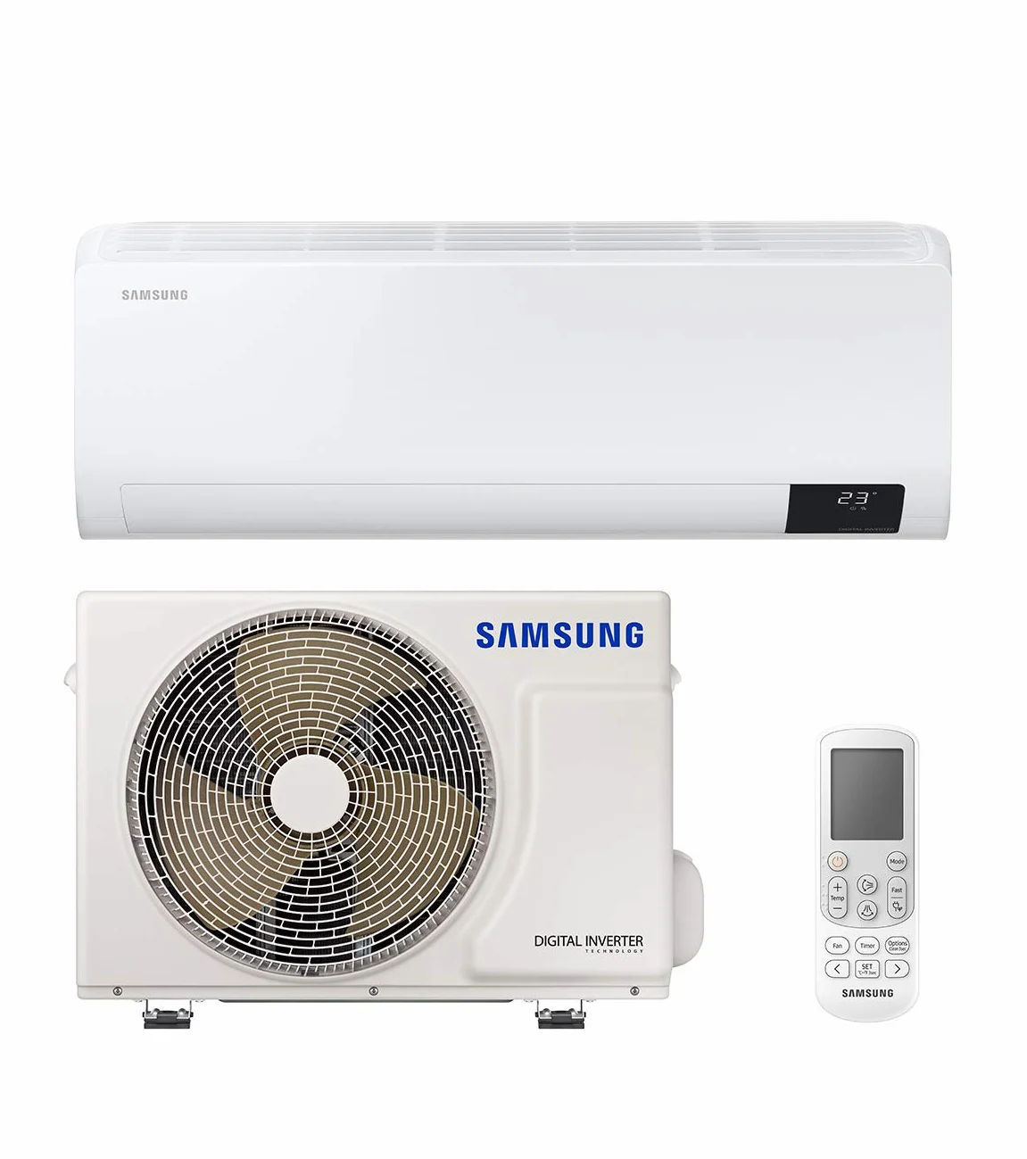 Samsung Clima Luzon Climatizador Monosplit, 18000 BTU, GAS R32, AR18TXHZAWKNEU+AR018TXHZAWKXEU, [Clase de eficiencia energética A++/A]