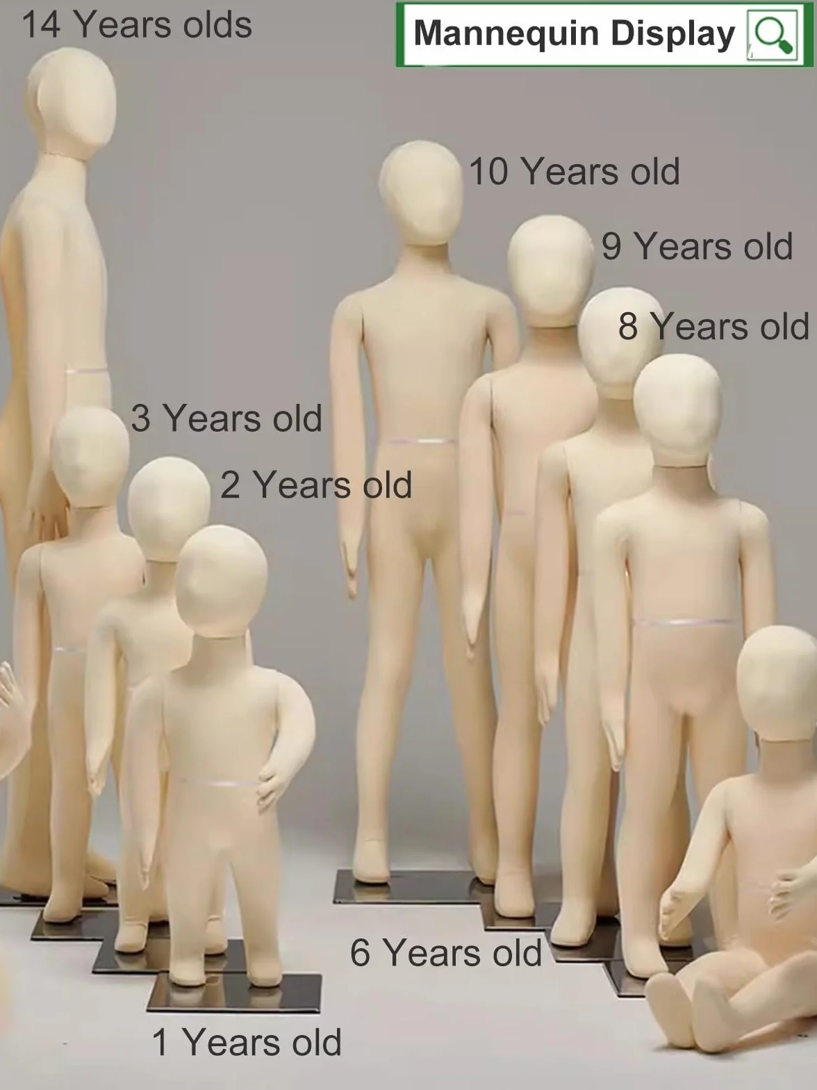 Maniqui Infantil Maniquí De Costura Para Adolescentes, Maniquí Flexible De Cuerpo Entero Para Niños Para Escaparate, Sastrería U Online Para Principiantes, Estudiantes Y Modistas(1 Year old)