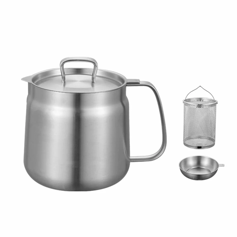 Sistema de gestión de aceite de alta calidad, filtro y almacenamiento de doble propósito, acero inoxidable, 1.5/2L