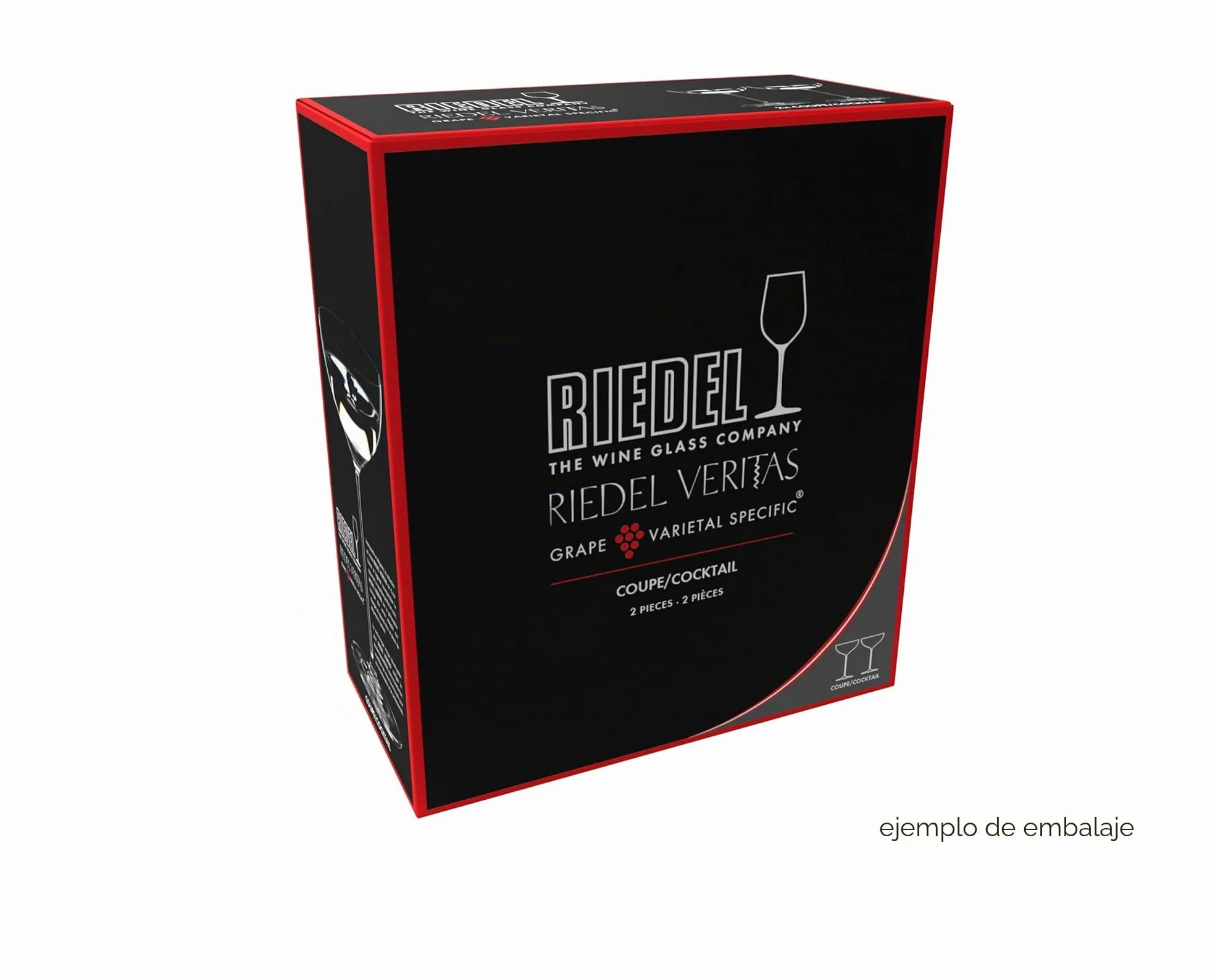 Riedel 6449/09 Veritas Coupe/Moscato/Martini (Estuche de 2 Copas)