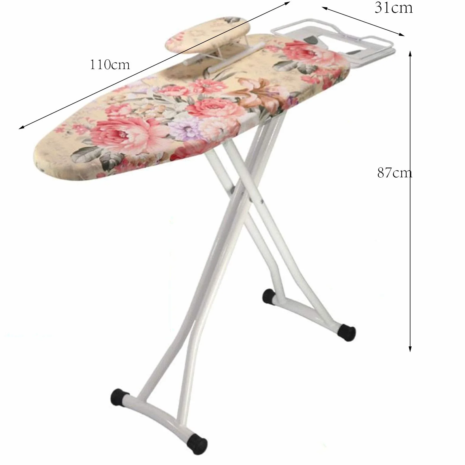 Tabla de Planchar Grande, Soporte de Planchado Plegable, Centro de lavandería deplanchado Plegable, Centro de lavandería de Hotel, Tienda de Ropa, Herramientas de Planchado, Altura Ajustable