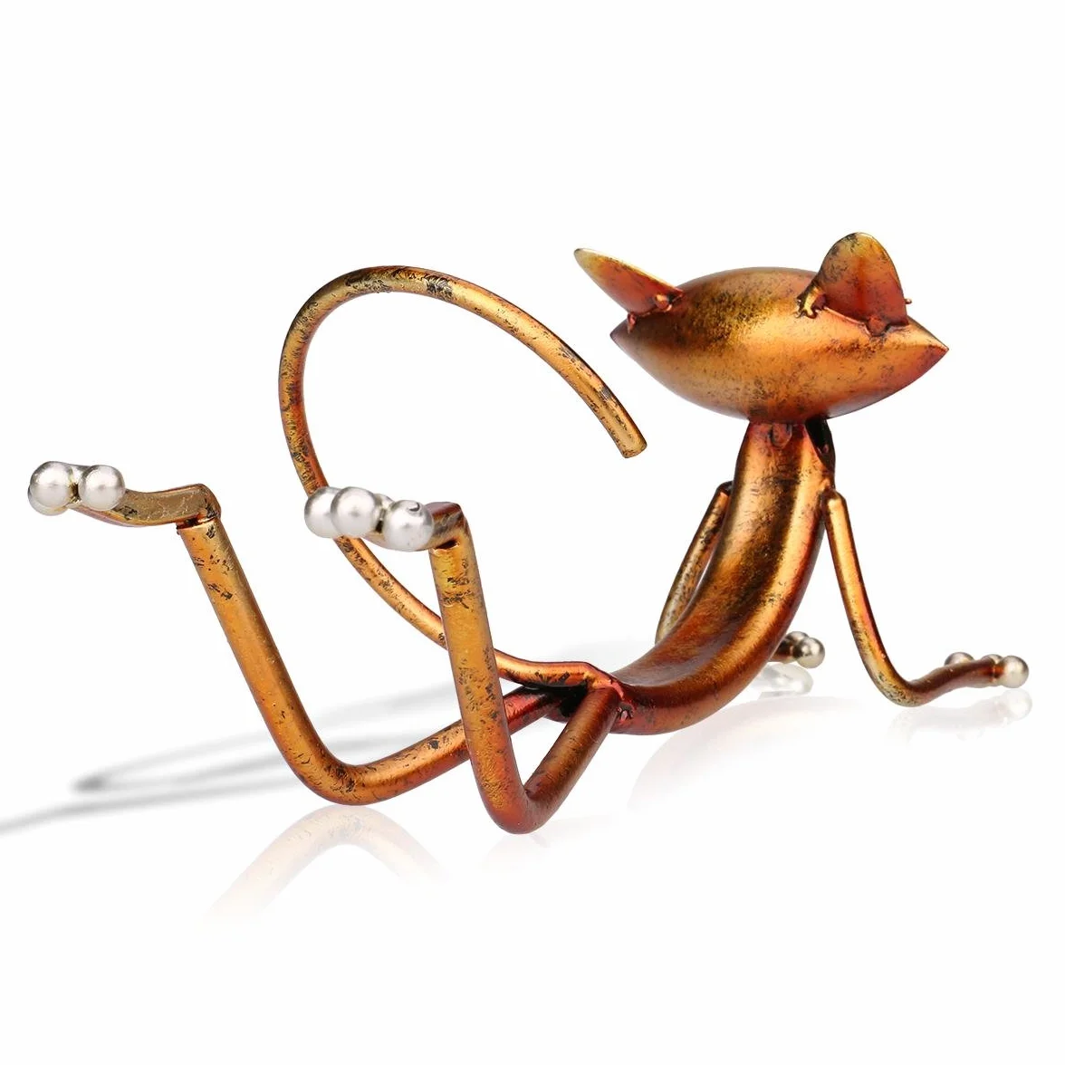 Tooarts Botelleros de Vino de Metal Gatos Regalos Originales Soporte de Vino Metal